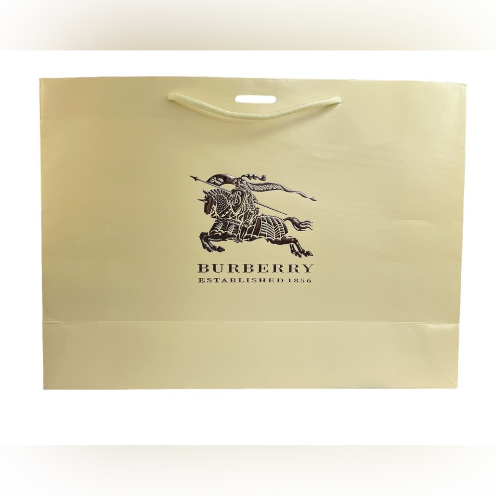 Vintage Burberry Shopping Paper Tote